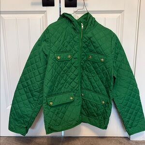 Jcrew Green Quilted Women’s Jacket